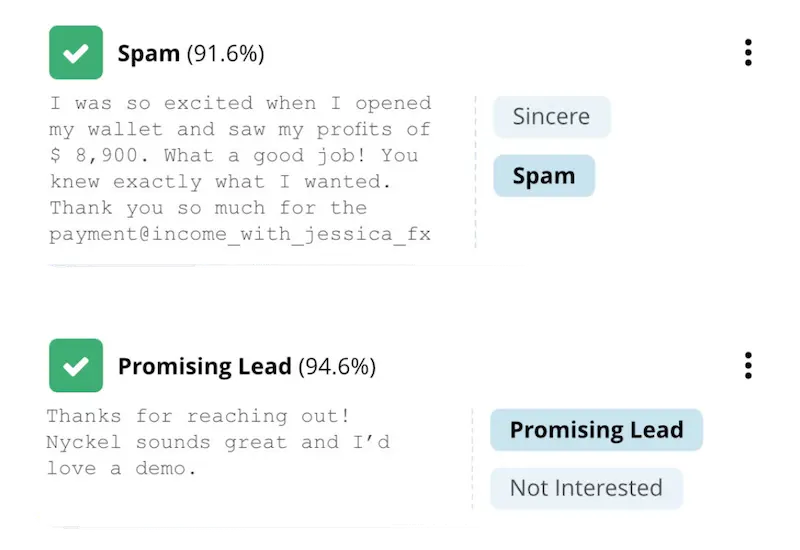 text classification example