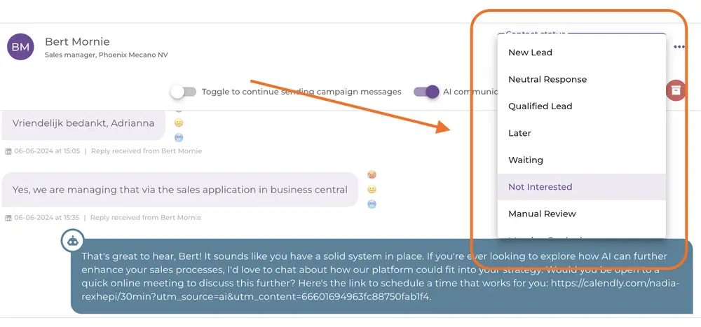 linkedclient intentengine